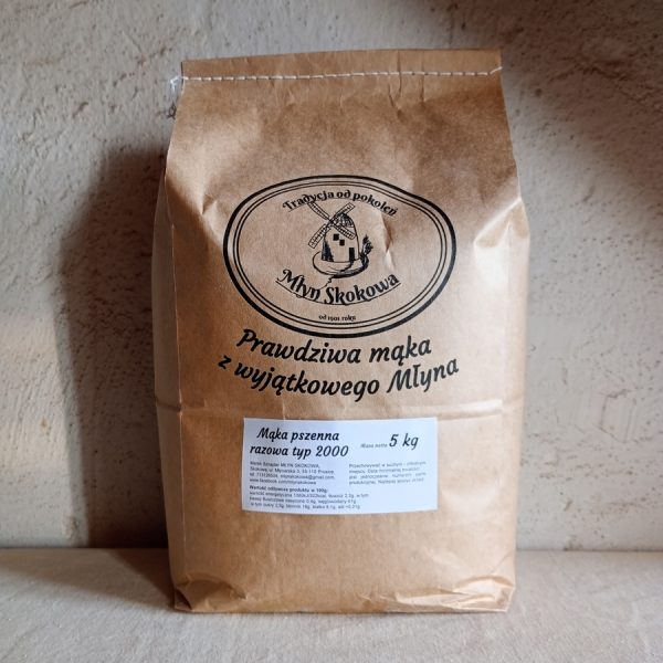 Mąka pszenna razowa typ 2000 5kg