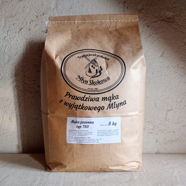 Mąka pszenna typ 750 5 kg